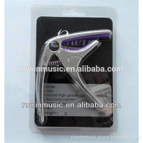 ROWIN LC-18 metal classic guitar capo for acoustic Guitar